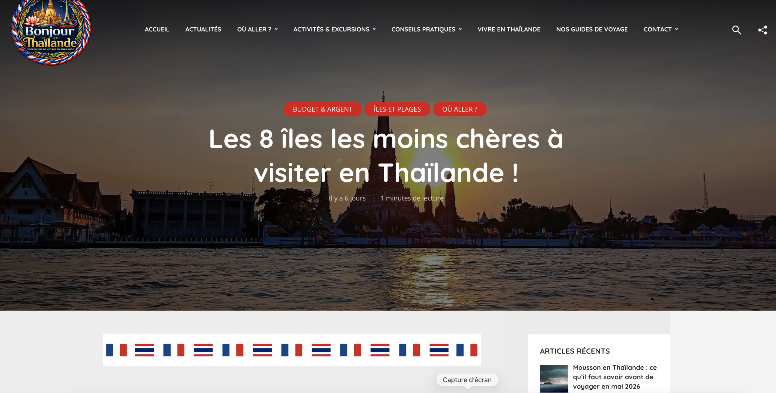 Site Web La Croix de Savoie by Fileas Digital
